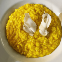 Risotto alla Milanese con Lardo
